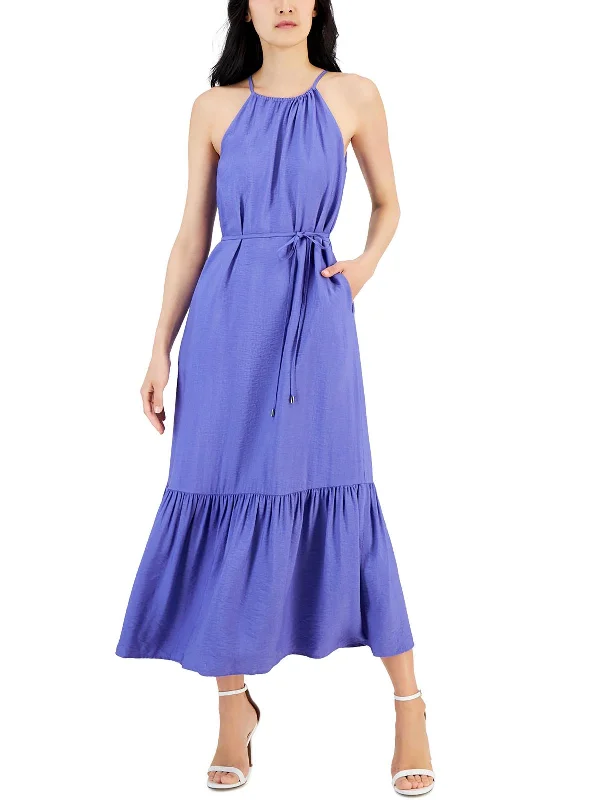 Women's Classic Outfit Cottagecore Rustic Charm Style Womens Tiered Long Maxi Dress