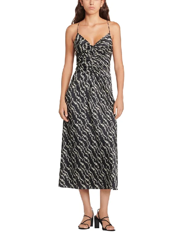 Chic Women's Attire Feminine Allure Sandro Woven Maxi Dress