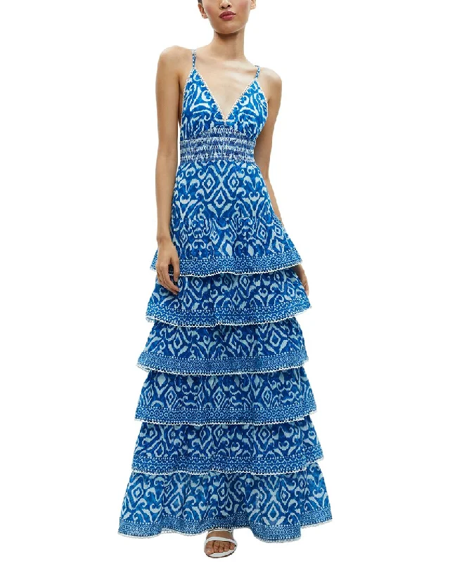 Formal Outfit For Women Refined Look alice + olivia Imogene Tiered Maxi Dress