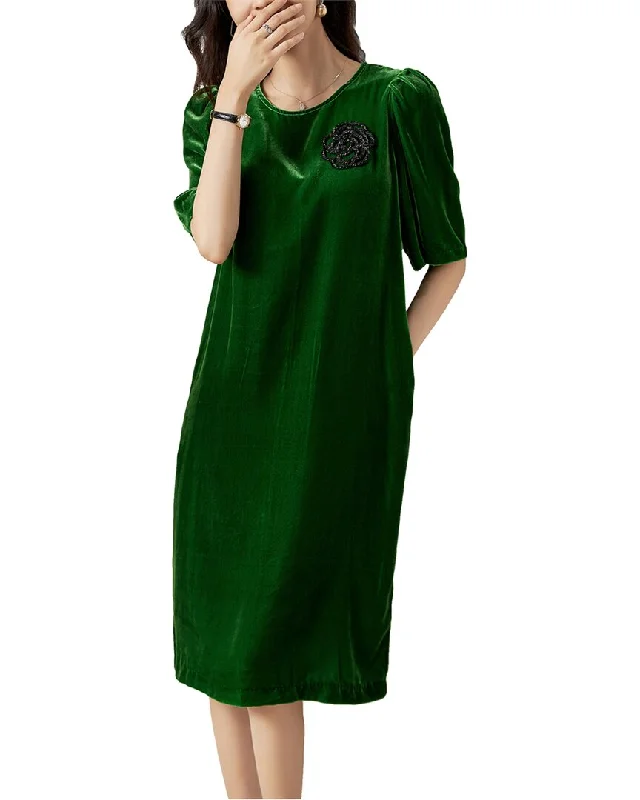 Women's Clothes And Garments Subtle Sophistication WLZD Silk Midi Dress