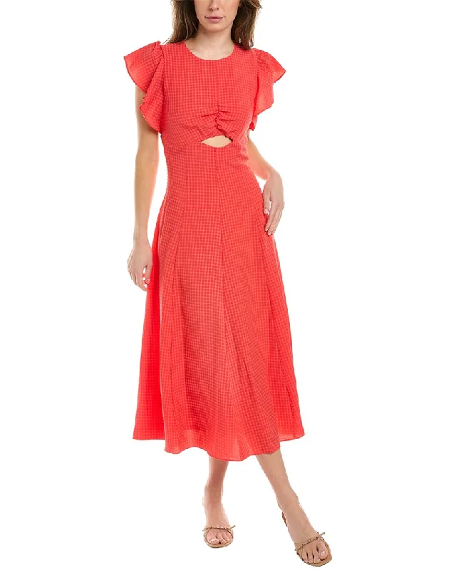 Women's Fashion Clothes Elevated Style MAISON TARA Harper Midi Dress