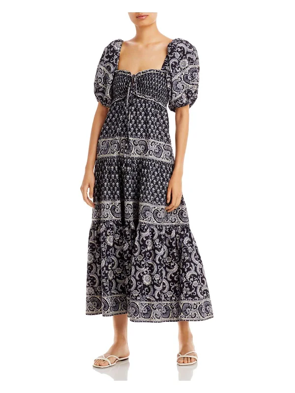 Women's Clothes Classic Appeal Jasper Womens Cotton Printed Midi Dress