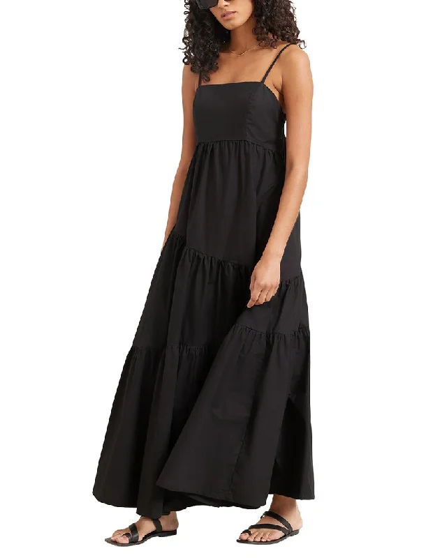 Women's Effortless Casual Outfit Weekend Special Modern Citizen Lena Tiered Maxi Dress