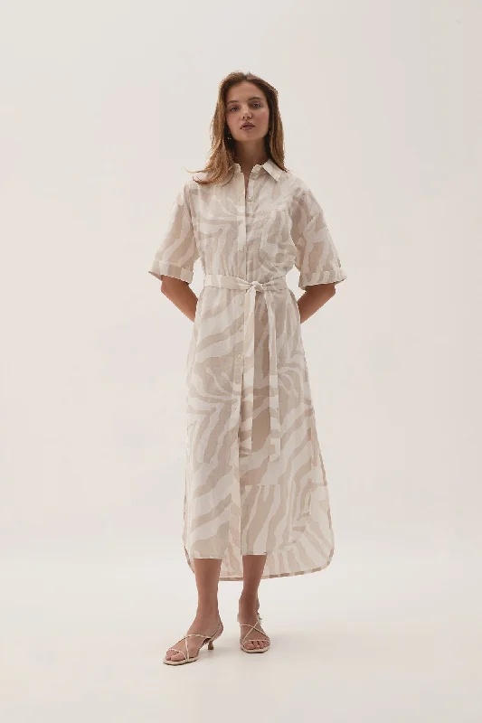 Stylish Women's Clothing Effortless Comfort Airlie Relaxed Shirt Dress