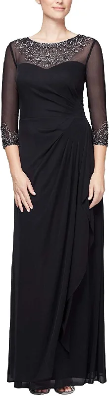 Women's Functional Outdoor Garments Flash Sale Alex Evenings AE232833 Formal Long Dress