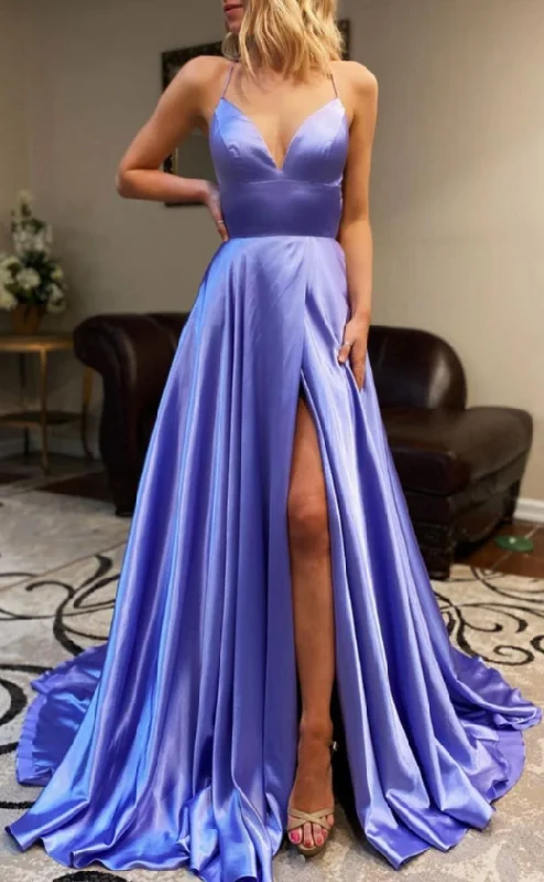 Women's Sporty Chic Clothes Save on Classic Elegant Styles Simple sweetheart backless long satin prom dress evening dress  cg7813