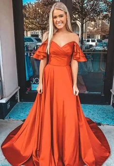 Women's Versatile Apparel Graceful Drape Stylish v neck satin long prom dress evening dress  cg8756