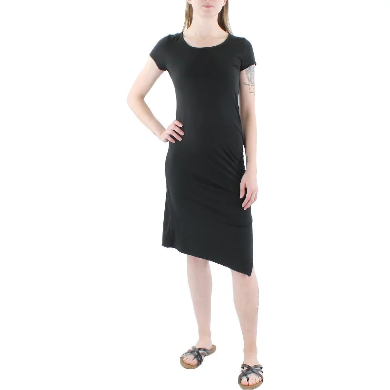 Women's Clothing For Travel Refined Look Olivia Rae Womens Fitted Ruched T-Shirt Dress