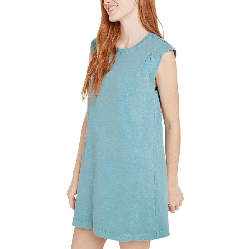 Women's Office Outfit Feminine Elegant Splendid Womens Evie Comfy Mini T-Shirt Dress