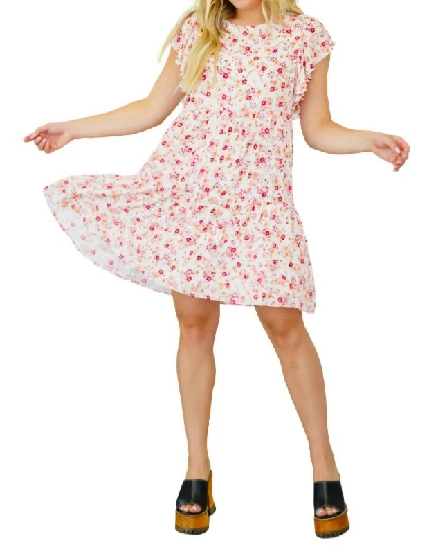 Women's Elegant Clothing Sets Effortless Sophistication Ain't No Stopping Us Floral Dress In Multi