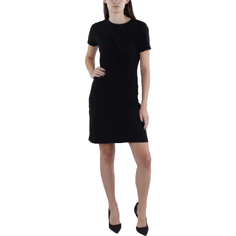 Women's Outerwear Attire Elegant Details Sundry Womens Mini Short Sleeve T-Shirt Dress