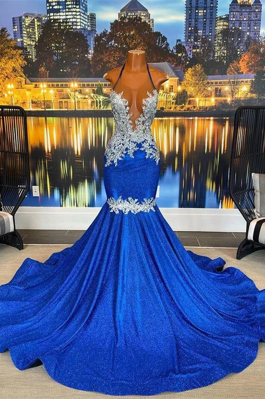 Stylish And Comfortable Clothing For Women Vintage Elegance Glamorous Long Sleeveless Heter Backless Mermaid Prom Dress With Beading